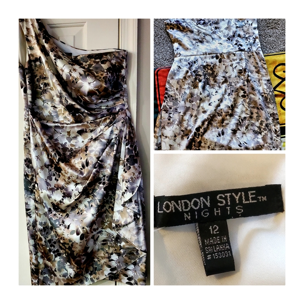 One Hand, Knee High, Side Ruffle London Style Night Dress
